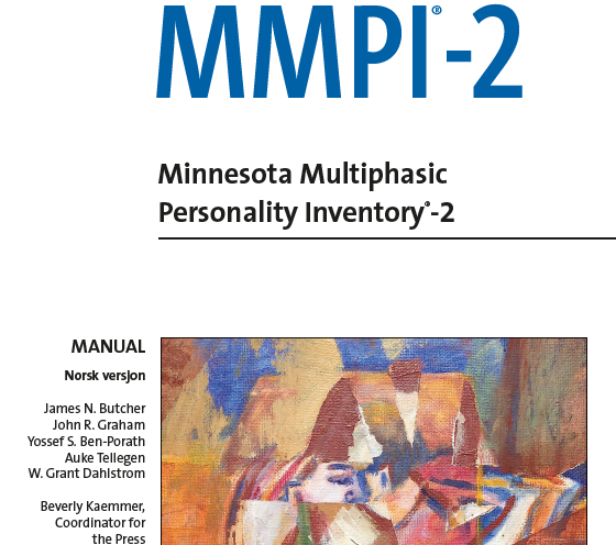 MMPI-2 Minnesota Multiphasic Personality Inventory™-2
