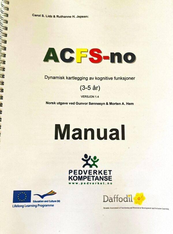 ACSF-NO- Skala for vurdering av kognitive ferdigheter- Norsk utgave - Bilde 2
